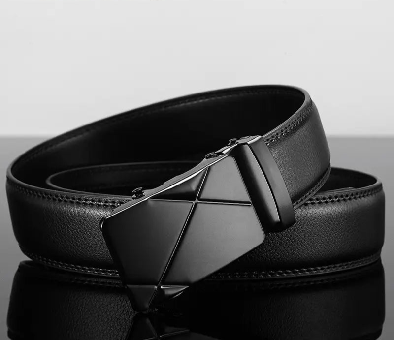 ceinture cuir noir pour homme