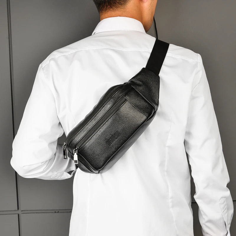 Sacs banane en cuir pour hommes