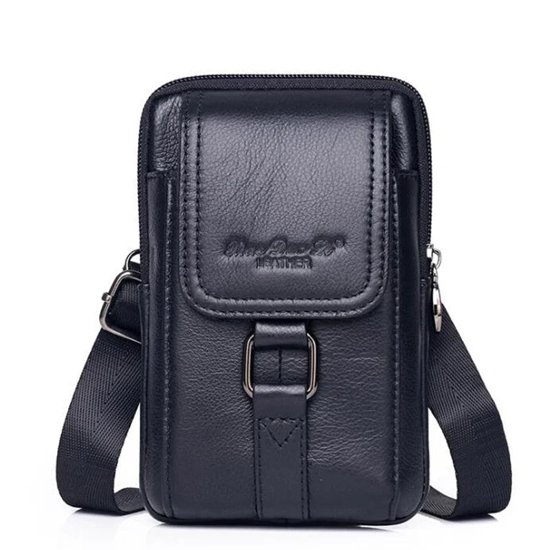 Étui pour téléphone - en cuir véritable pour homme – Élégance et praticité au quotidien