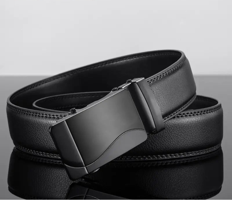 ceinture cuir noir pour homme