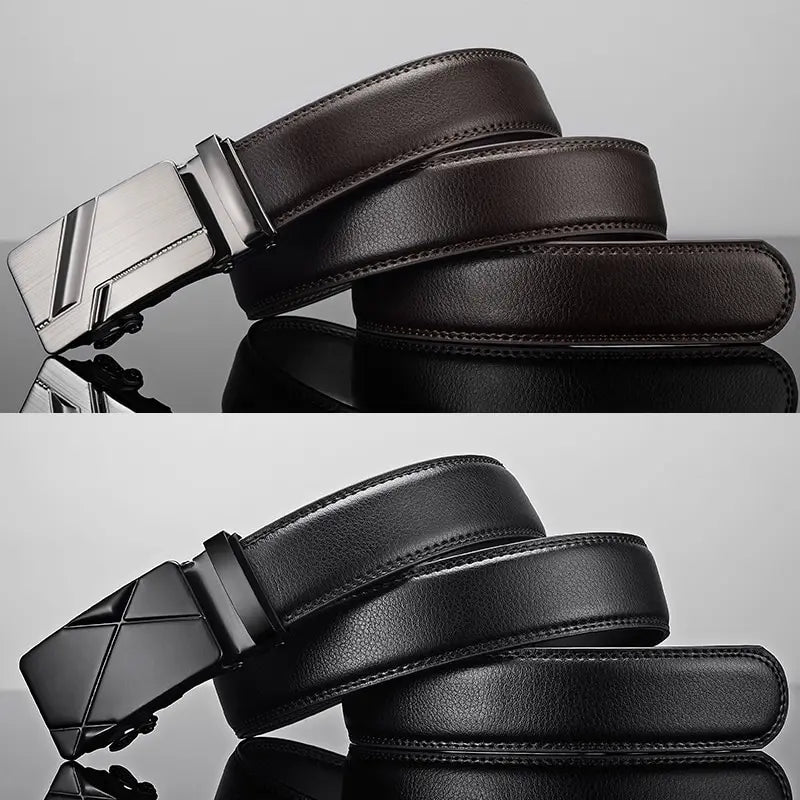 ceinture cuir noir pour homme