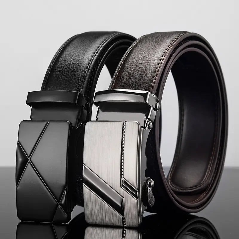 ceinture cuir noir pour homme