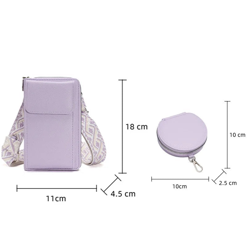 Mini sac à bandoulière pour téléphone et cartes – Élégance compacte et pratique