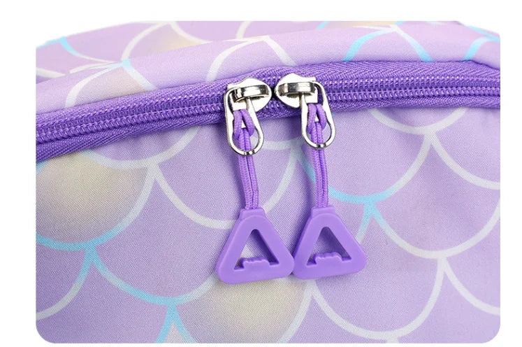 Sac à dos enfant fille Frozen – Ensemble 3 pièces (cartable, sac repas, trousse) scolaire et voyage