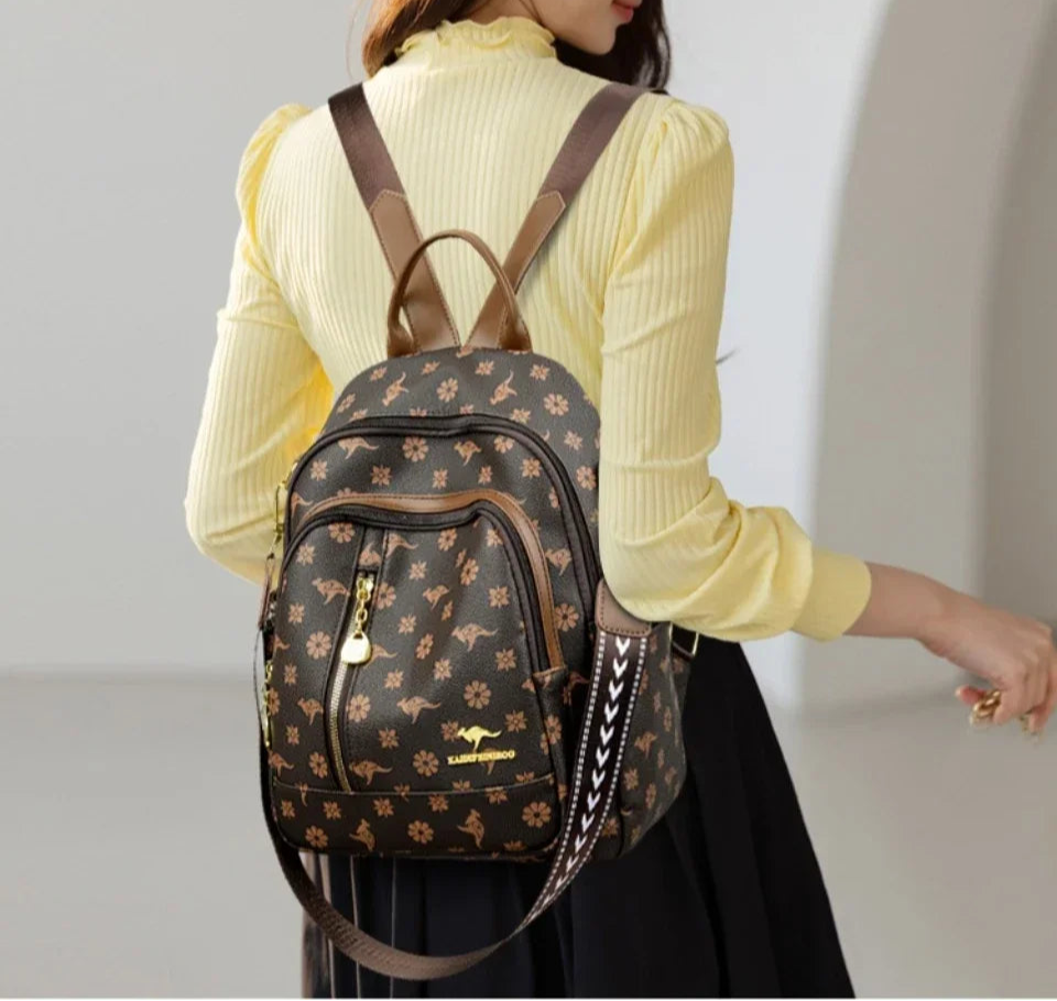 Sac à dos cuir pour femme – Luxana, confort élégance et grande capacité