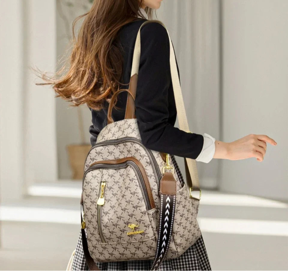 Sac à dos cuir pour femme – Luxana, confort élégance et grande capacité