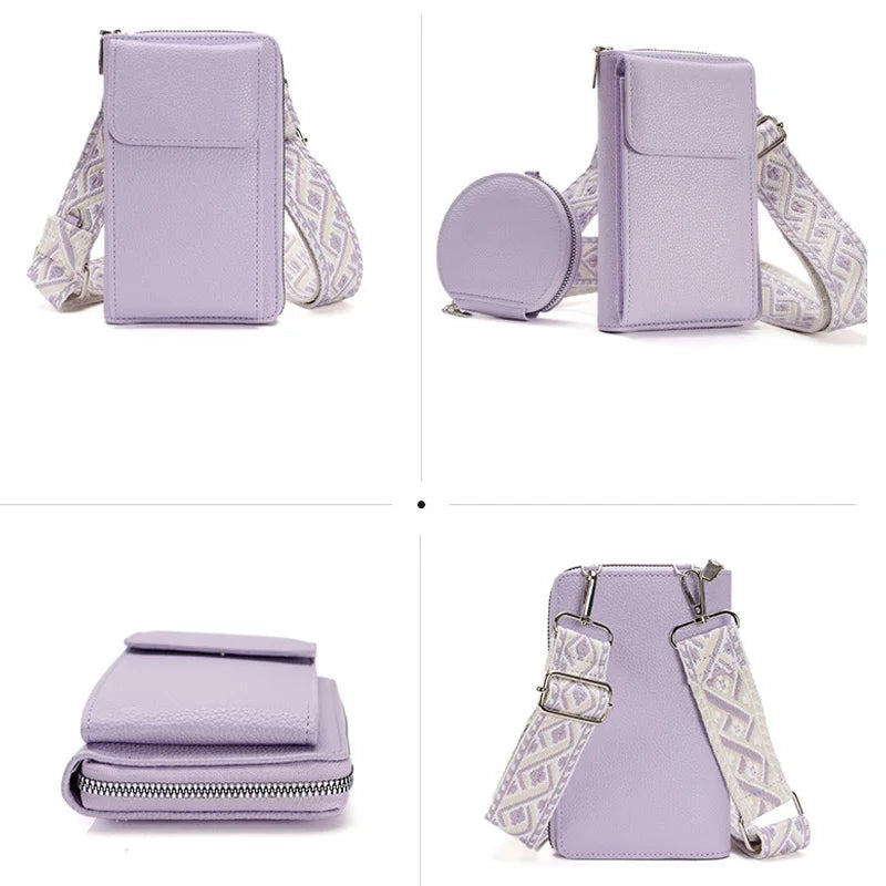 Mini sac à bandoulière pour téléphone et cartes – Élégance compacte et pratique