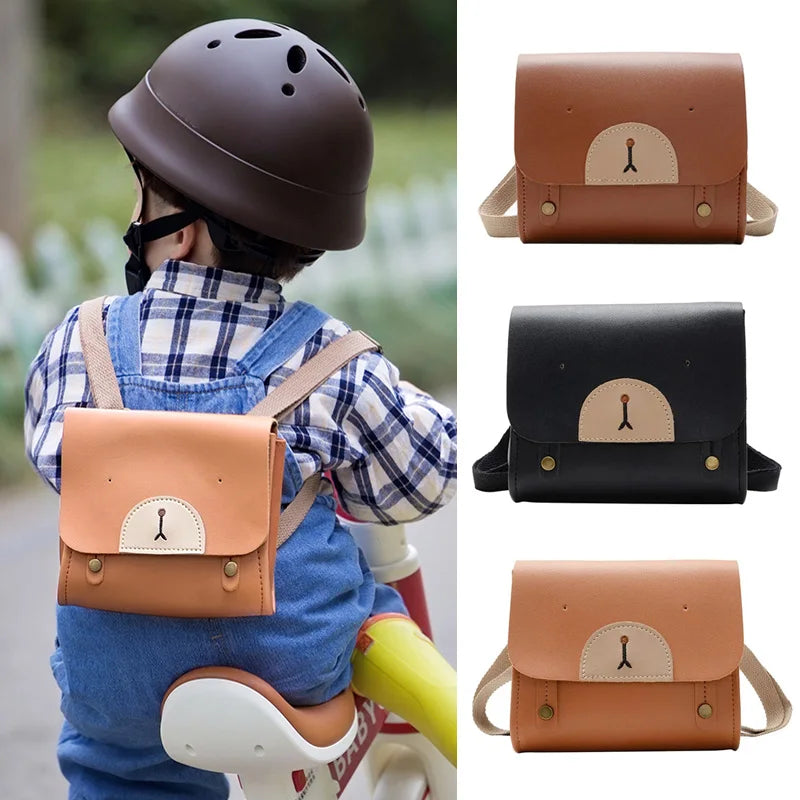 Sac à dos pour enfant en cuir, sacs d'école pour enfants de la maternelle, sac initié pour garçons et filles, petite taille