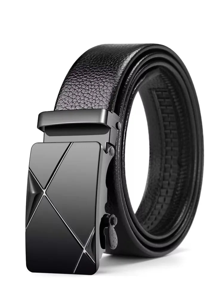 ceinture cuir noir pour homme