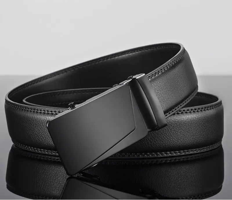 ceinture cuir noir pour homme