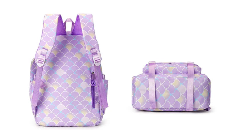 Sac à dos enfant fille Frozen – Ensemble 3 pièces (cartable, sac repas, trousse) scolaire et voyage