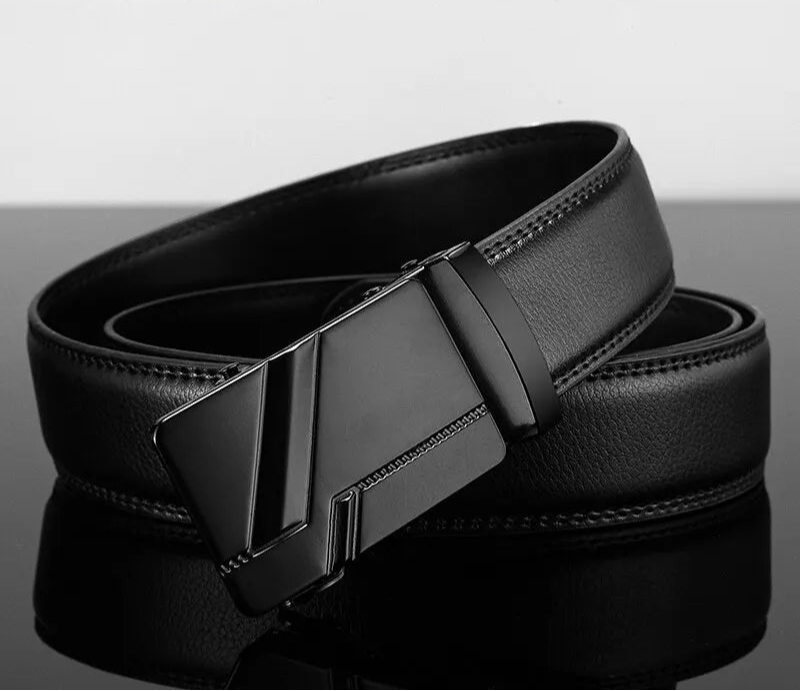 ceinture cuir noir pour homme