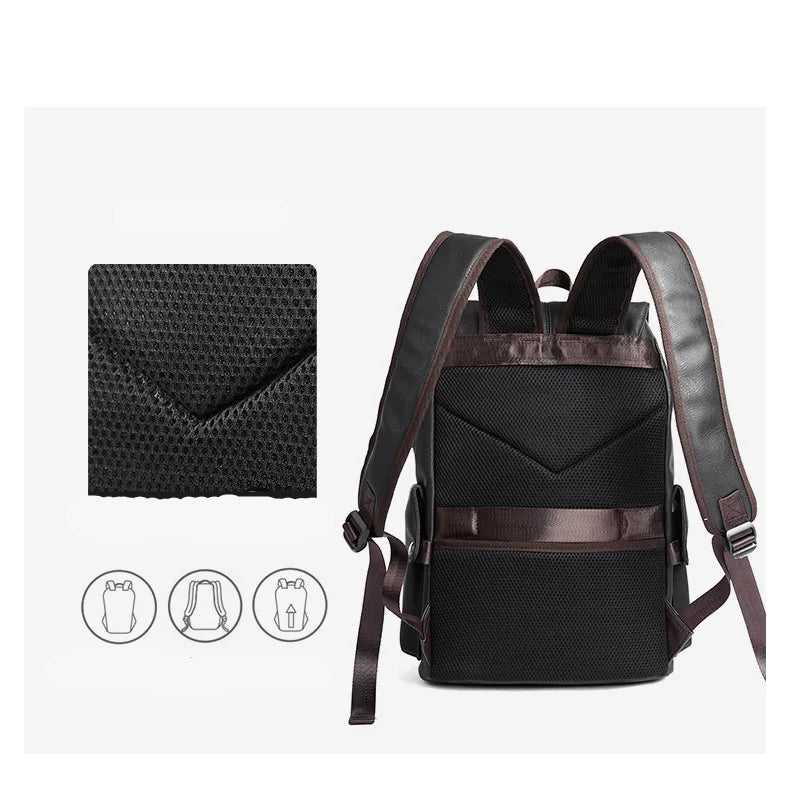 Sac à dos en cuir– Élégance Urbaine, pratique et robuste pour le quotidien