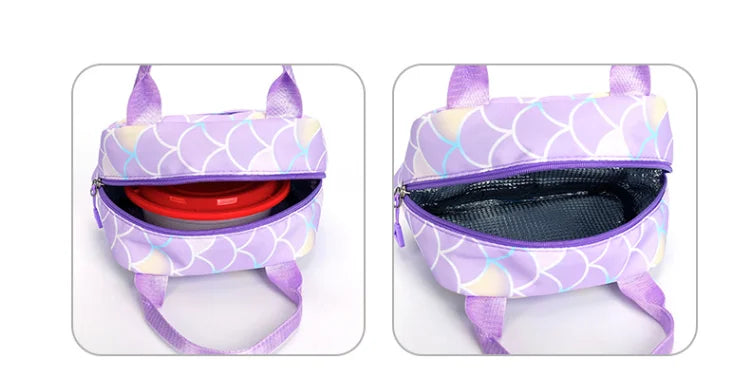 Sac à dos enfant fille Frozen – Ensemble 3 pièces (cartable, sac repas, trousse) scolaire et voyage