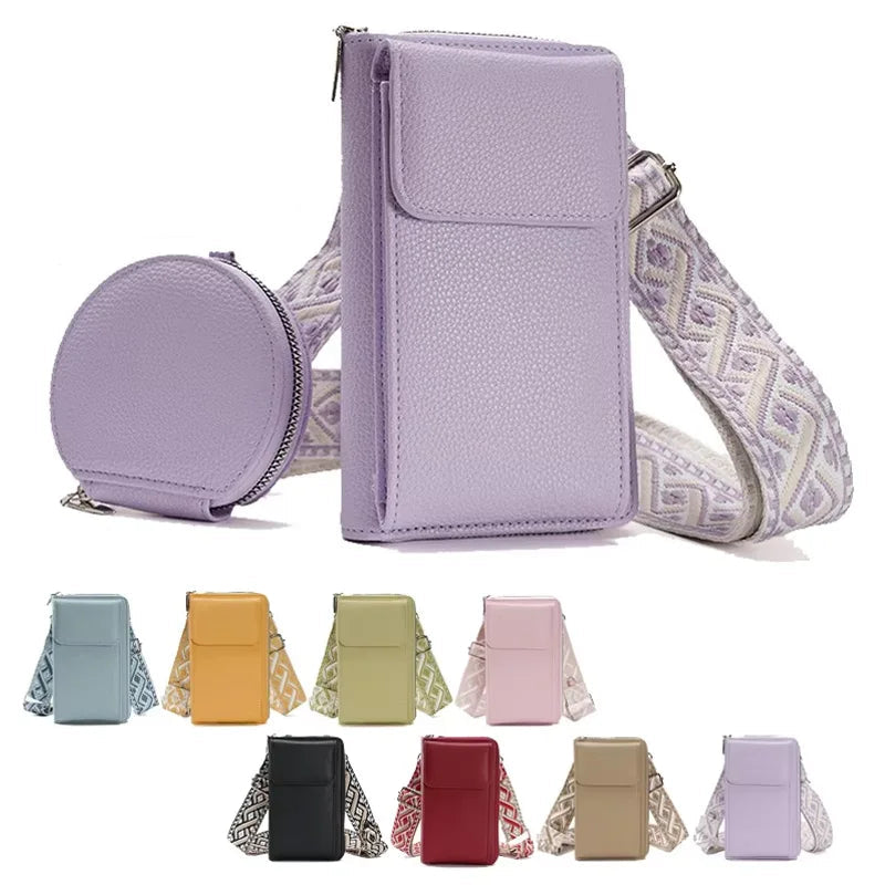 Mini sac à bandoulière pour téléphone et cartes – Élégance compacte et pratique