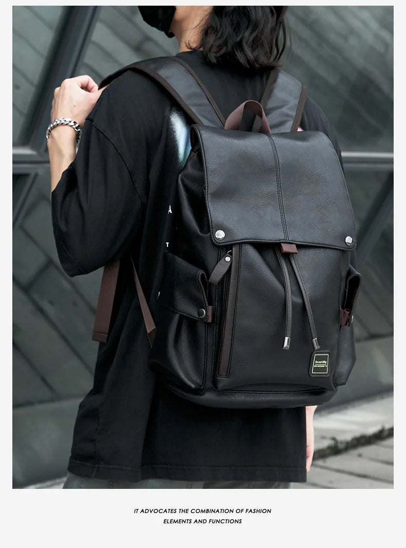 Sac à dos en cuir– Élégance Urbaine, pratique et robuste pour le quotidien