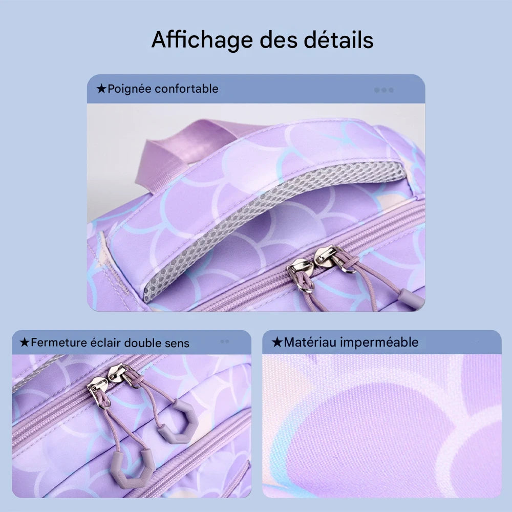Sac à dos enfant – Ensemble 3 pièces imperméable